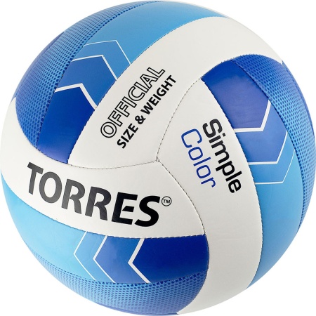 Купить Мяч волейбольный Torres Simple Color любительский р.5 в Югорске 